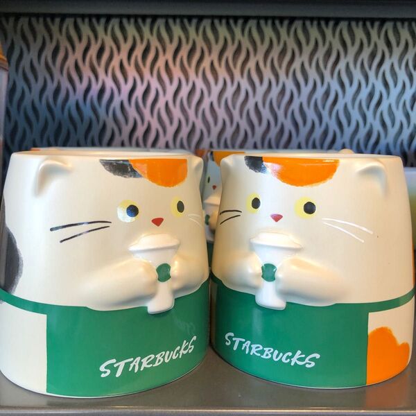 2個 2022 マグ ねこバリスタ スターバックス マグカップ 正月 スタバ