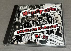 MOTLEY CRUE DECADE OF DECADENCE CD 中古 1991年 ベストアルバム モトリー・クルー デケイド・オブ・デカダンス