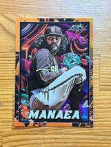 2022 Topps Fire Baseball ショーン・マネイア Sean Manaea Orange /299 #127_画像1