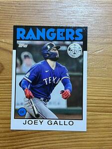 2021 Topps ジョーイ・ギャロ Joey Gallo 1986 Redux #86B-10