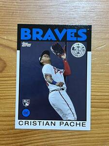 2021 Topps クリスチャン・パチェ Cristian Pache 1986 Redux #86B-30