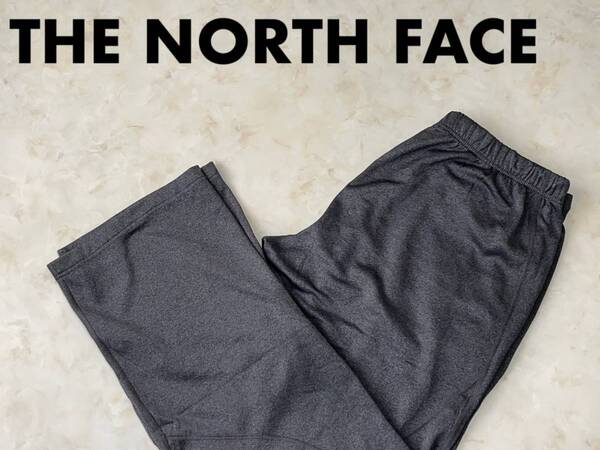 ☆送料無料☆ THE NORTH FACE ノースフェイス USA直輸入 古着 ポリ スウェットパンツ ロングパンツ メンズ L グレー ボトムス 中古 即決