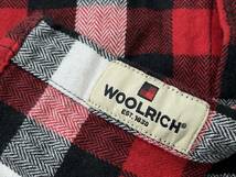 ☆送料無料☆ WOOLRICH ウールリッチ USA直輸入 古着 長袖 チェック ダブルフラップポケット ヘリンボーン ネルシャツ メンズ XXL 中古_画像9