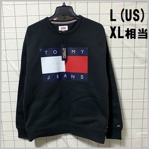 送料込みにして値下げ　TJ LUCCA CREWNECK 裏起毛スウェット・トレーナー 大きめLサイズ TOMMY HILFIGER #ngTOMMY