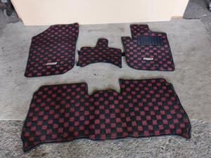  Move Custom CBA-L185S L175S floor mat for 1 vehicle red black SPORZA spo ru The 