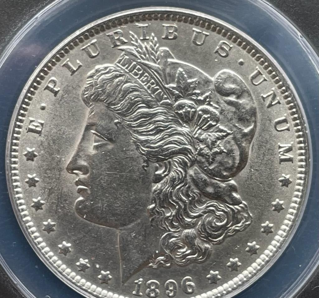 アンティークコイン コイン 金貨 送料無料 - Dollar 1888-S Silver Near $1 MS UNC Rare Morgan ANACS AU58 銀貨 Date Certified