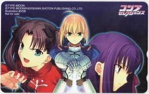 ★ Fate/stay night コンプセレクションズ 抽プレ テレカ ／ TYPE-MOON 武内崇 テレホンカード フェイト