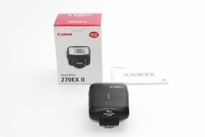 【新品級】Canon フラッシュ スピードライト 270EX II SP270EX2 #302