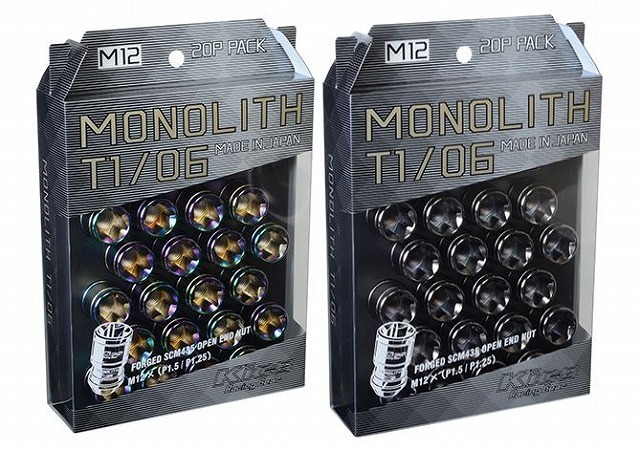 協永産業 T1/06 M12&#215;P1.25 20個入り 貫通ナット MN03GK KYO-EI Kics MONOLITH キックス モノリス