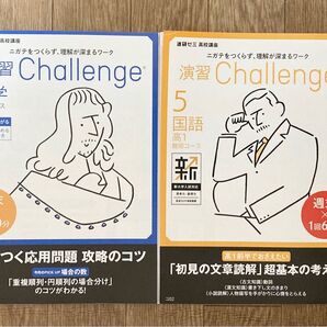 【新品】進研ゼミ高校講座 国数 演習チャレンジ CHALLENGE