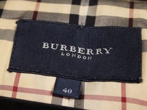 バーバリーロンドン 大きめ 大きいサイズ40(L) 上質ダウンフェザー使用 ダウンコート BURBERRY LONDON ダークブラウン_画像8