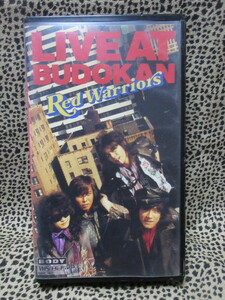 ビデオテープ　RED WARRIORS LIVE AT BUDOKAN JAN.7.1988
