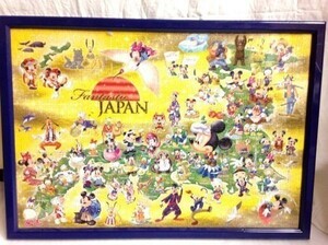 ■2780■ジグソーパズル完成品 額縁付き ディズニー ミッキーマウス パネル