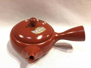 #5741# unused # Tokoname .. mountain obi tea .. attaching small teapot tea utensils . tea utensils . mud sculpture 