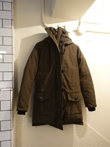 ◎カナダグース　ブロンテ　canada goose bronte 9891　ダウンジャケット　サイズS　オリーブ　ファー無し