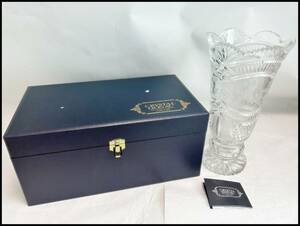 ★KAMEI GLASS クリスタルドナウ 花瓶 USED品★