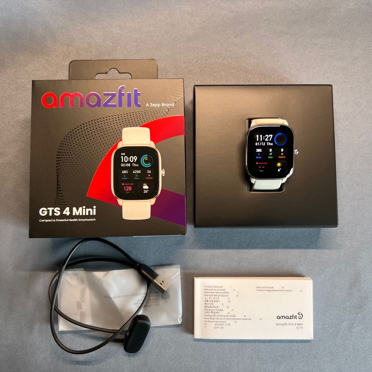 シーリングライト Amazfit GTS 4 スマートウォッチ 日本語対応 Alexa