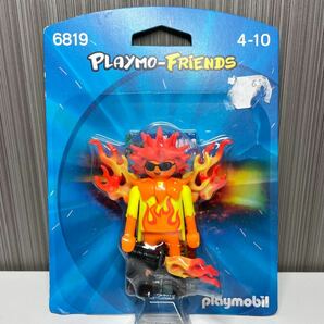 【未開封】プレイモービル 6819 Flame Warrior フィギュア/ 検 playmobil FUNKO SUPER7 タートルズ LEGO レゴ 炎 パンク プラトイの画像1