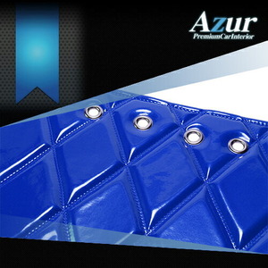 Azur アズール エナメルキルトダッシュボードマット ブルー 日野自動車 デュトロ H23.1～ ワイドキャブ