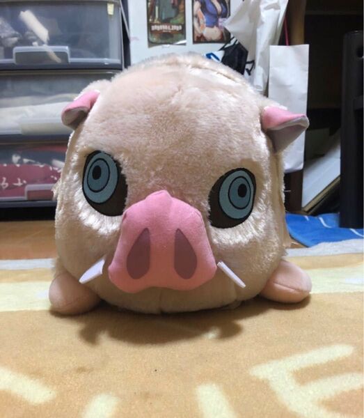 鬼滅の刃 伊之助 ぬいぐるみ タグ付き
