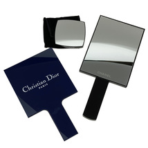 シャネル ハンドミラー CHANEL 手鏡 卓上ミラー 鏡 拡大鏡 Dior ディオール ブランド ノベルティ 非売品 3点SET_画像1