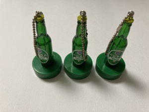 青島ビール　ノベルティグッズ　スタンプ　3種類　（ノベルティ　チンタオビール　グッズ ボールチェーンマスコット ストラップ）