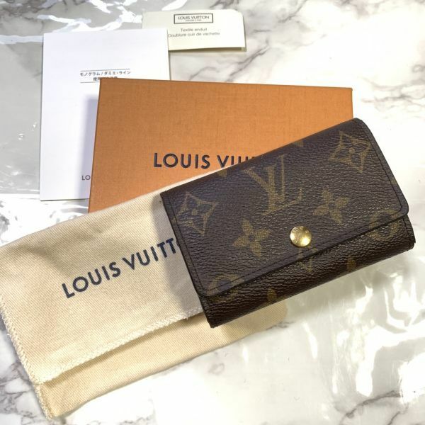 【1品限り】 ルイヴィトン キーケース 6連 モノグラム ブラウン イニシャル付き LOUIS VUITTON #B275