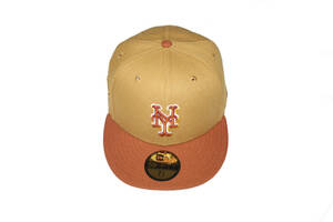 NEW ERA NEW YORK METS CAMEL/BROWN SIZE 7 3/4