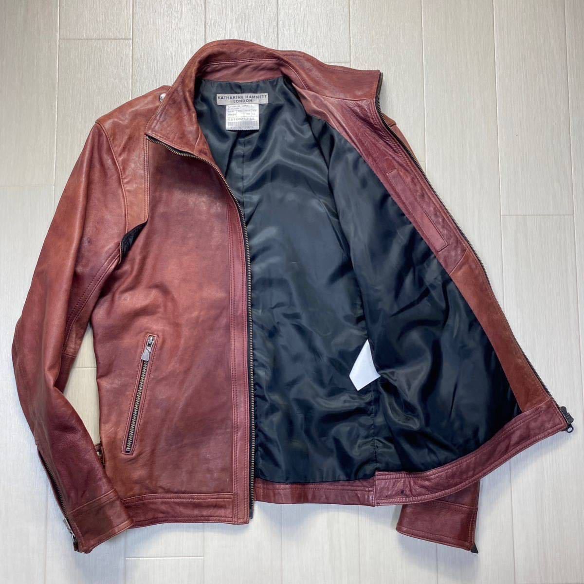 ヤフオク! -「ハムネット レザー ジャケット」の落札相場・落札価格