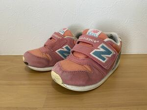 ニューバランス FS996TPI カーネーションピンク 15.0cm/new balance 運動靴 通学 洗い替え スニーカー 子ども靴 女の子 男の子