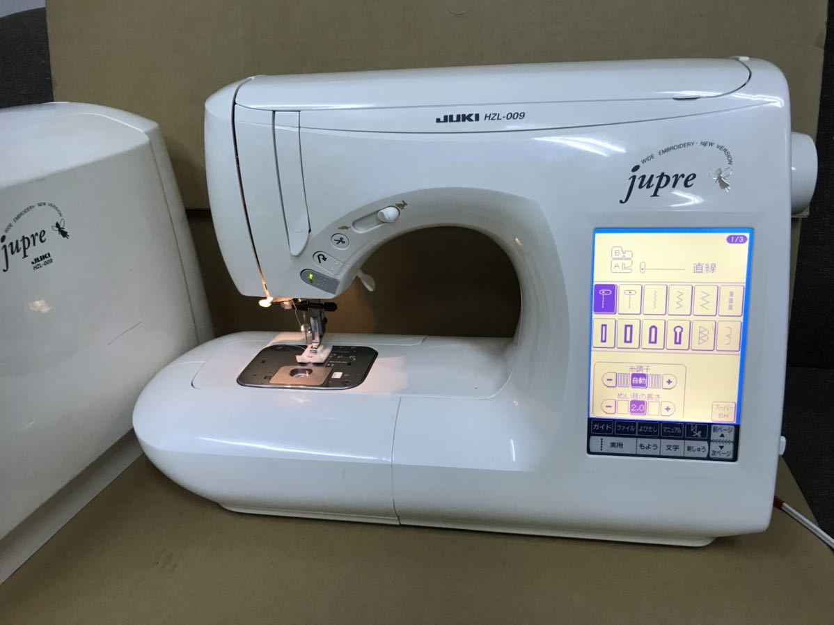 美品・好調】早い物勝ち!高級ミシン ジューキ HZL-009S 文字模様OK