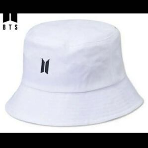 BTS バケットハット 白 bts 帽子