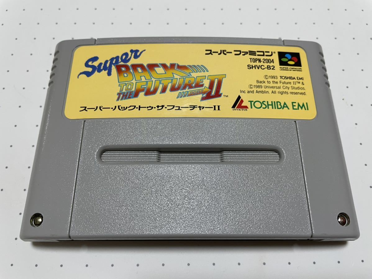 起動確認済みスーパーファミコン スーパーバックトゥザフューチャーⅡ