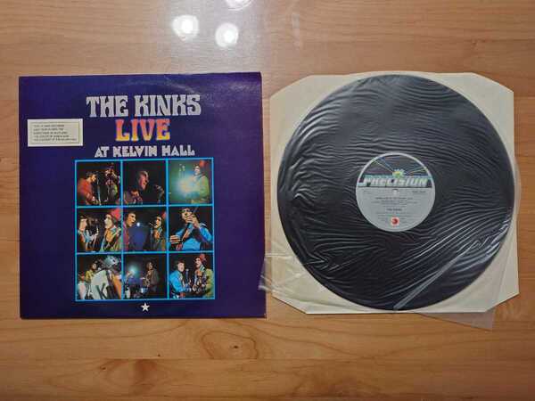 ★キンクス Kinks★LIVE At Kelvin Hall ライヴ・アット・ケルヴィン・ホール★LPレコード★中古品★ジャケット傷み、汚れ