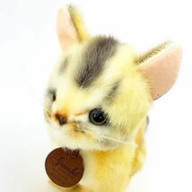 アビシニアン 猫 おすわりぬいぐるみ クリームグレイスフルインテリア用品日本製_画像3