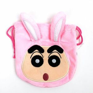 Crayon Shin-chan kre...... pouch rabbit case pink 