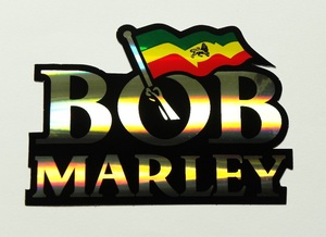 ★【ステッカー/シール】ボブ・マーリー Bob Marley ジャマイカ レゲエ ラスタ ホログラム