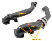 特価 ☆ BMW G20 M340i M340ix B58 3.0Lターボ アルミ チャージパイプ ブラック CHARGE PIPE ブーストパイプ_画像4