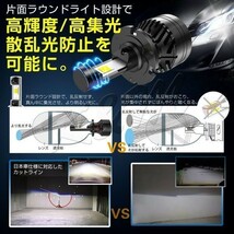 LEDヘッドライト 10000LM D2 D4 D1 D3 6500K(車検対応) 2個入り カットライン 50W 12V 24V 輸入車対応 3ヶ月保証「F3-DS.A」_画像7