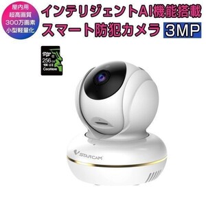 小型 防犯カメラ ワイヤレス C22S SD256GB同梱 WQHD 2K 1296p 300万画素 ONVIF対応 PSE 技適 在庫処分1ヶ月保証 送料無料「C22S/SD256.A」