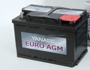 * new goods "Yanase" EURO AGM battery 80Ah * certainly beforehand. conform verification . please does. BMW X3 G01*X5 G05*Z4 G29/E89
