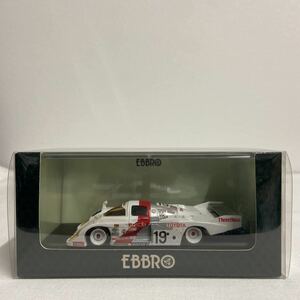 EBBRO 1/43 TOM'S 83C #19 1984 год Riverside EBBRO Toyota TOM`S li балка боковой 6 час гонки TRD TOYOTA миникар модель машина 