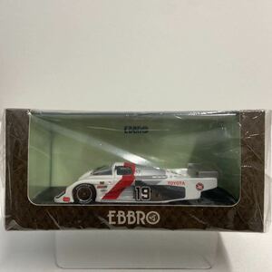 EBBRO 1/43 TOYOTA TOM'S 83C Fuji 1000km 1983 год #19 EBBRO Toyota TOM`S Fuji DOME. сон миникар модель машина 