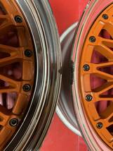 SSR フォーミュラメッシュ DタイプSL 18x8J /PCD 100 /5H/ET+49/ハブ径約72mm4本セット　2本はリムにガリ傷あり、センターキャップ3本のみ_画像7