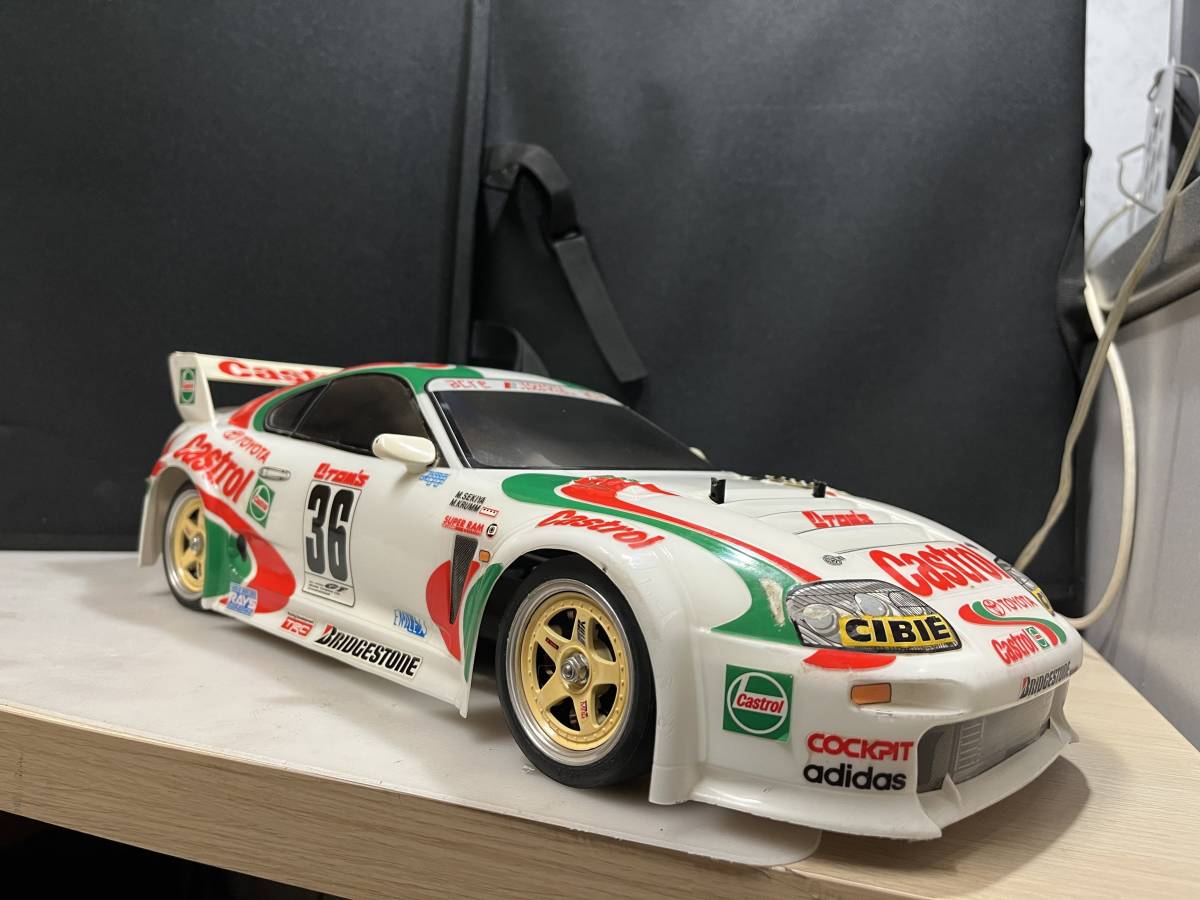 タミヤ 1/8 TGXフルオプ未走行!スープラボディも超希少