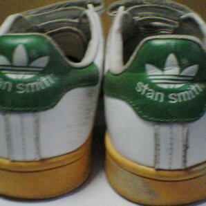【adidas 'STAN SMITH'】アディダス スタンスミス マジックテープ式スニーカーシューズ 靴 23.0㎝ 白×緑★adidas 25 originalsの画像2