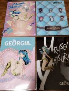  Urusei Yatsura clear file George a not for sale 4 pieces set unopened goods!
