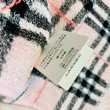 【人気柄】新品/BURBERRY/タオルハンカチ/正規品/バーバリー/綿100%/未使用/即決あり/ピンク匿名発送/ノバチェック/ハンドタオル/日本製/_画像4