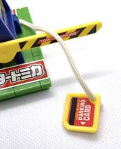 ◯トミカタウン　パーキングゲート　カード式　TOMY◯ トミー　旧トミカタウン 立体駐車場のゲート_画像7