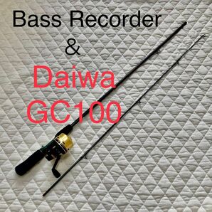 希少　Daiwa Goldcast 100リール　＆　Bass Recorder CASTING C-55